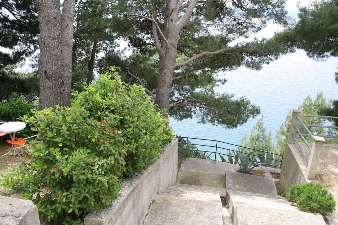 Foto 8 von 26: Studio Appartement mit Balkon und Meerblick Brela, Makarska -b