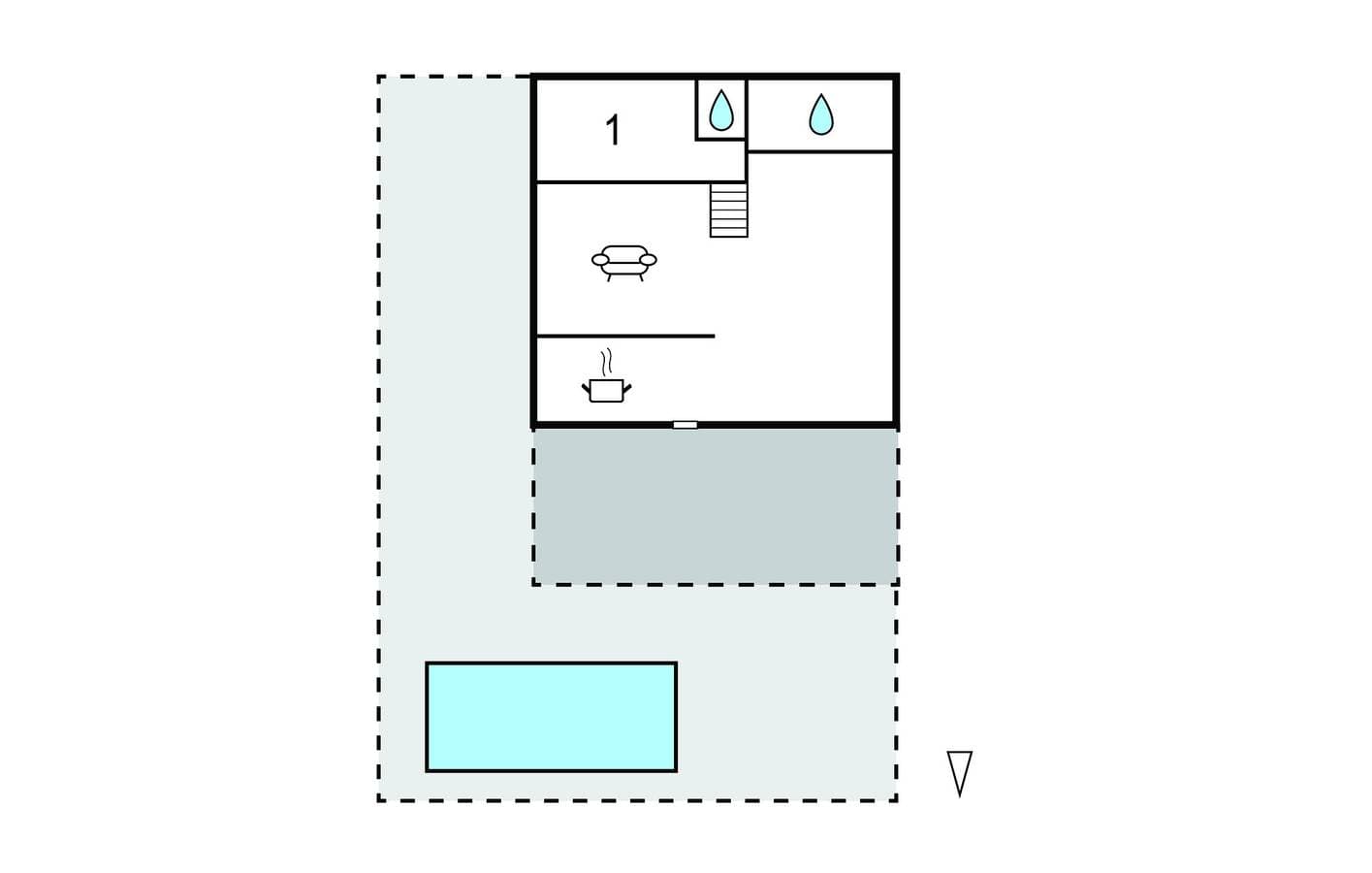 Foto 11 von 11: Reizende Ferienwohnung mit Pool, Terrasse und WLAN – 2 km vom Strand entfernt