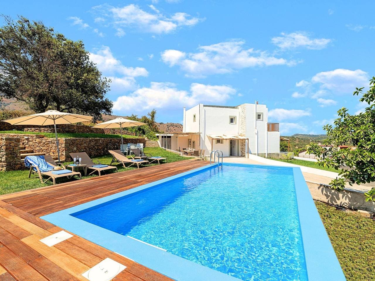 Foto 13 von 24: Georgioupolis Blaue Villa Privater Pool