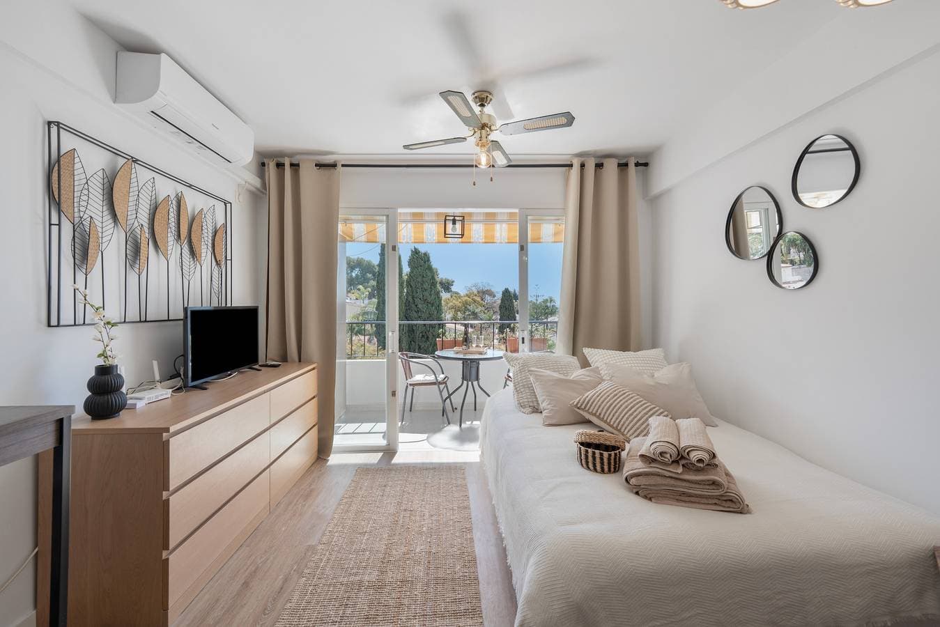 Foto 9 von 23: Apartment 'Boho Studio' mit Balkon, WLAN und Klimaanlage