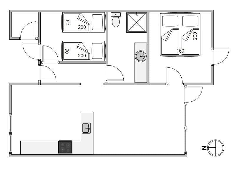 Foto 8 von 30: Schöne Ferienwohnung für 4 Personen in Hvide Sande