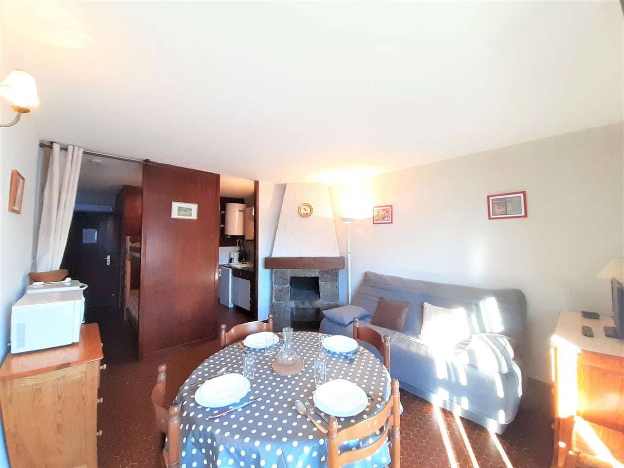 Foto 6 von 12: Gemütliches Studio für 4, Balkon, ausgestattete Küchenzeile, Pla D'Adet