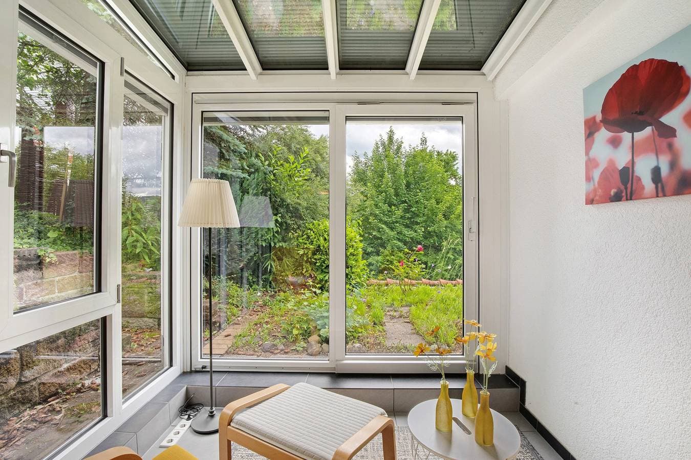 Foto 7 von 38: Ferienwohnung 'Burgblick' mit Gemeinschaftsgarten und Wi-Fi