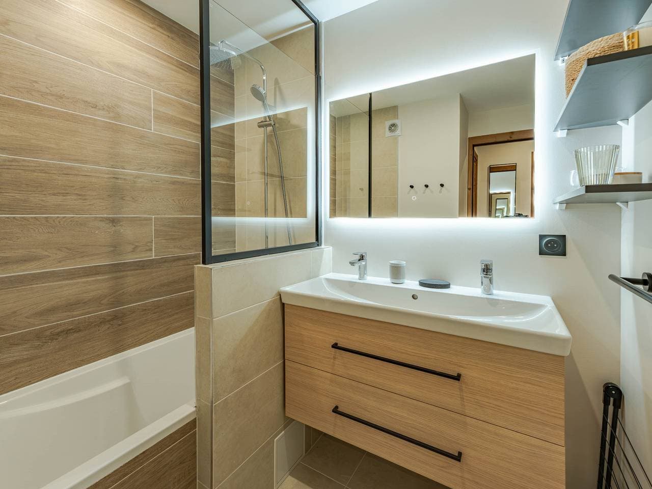 Foto 12 von 21: Moderne Wohnung in Courchevel, 2 Schlafzimmer, 6 Personen