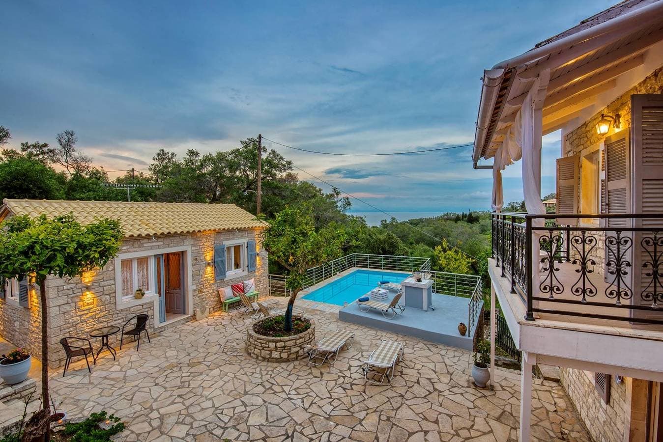 Foto 4 von 24: Villa für 8 Personen mit Meerblick