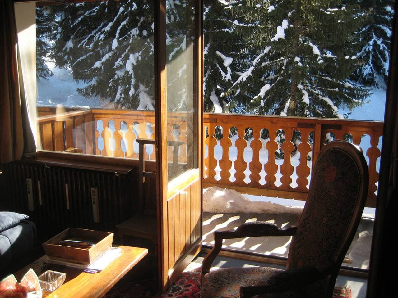 Foto 5 von 10: Gemütliches Studio mit Balkon in Courchevel 1850