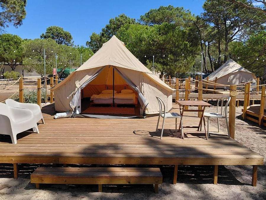 Foto 9 von 18: Orla Ilha de Tavira Ecoglamping - Zelt 2 personen - Tendas Pré Montadas 2 Pax