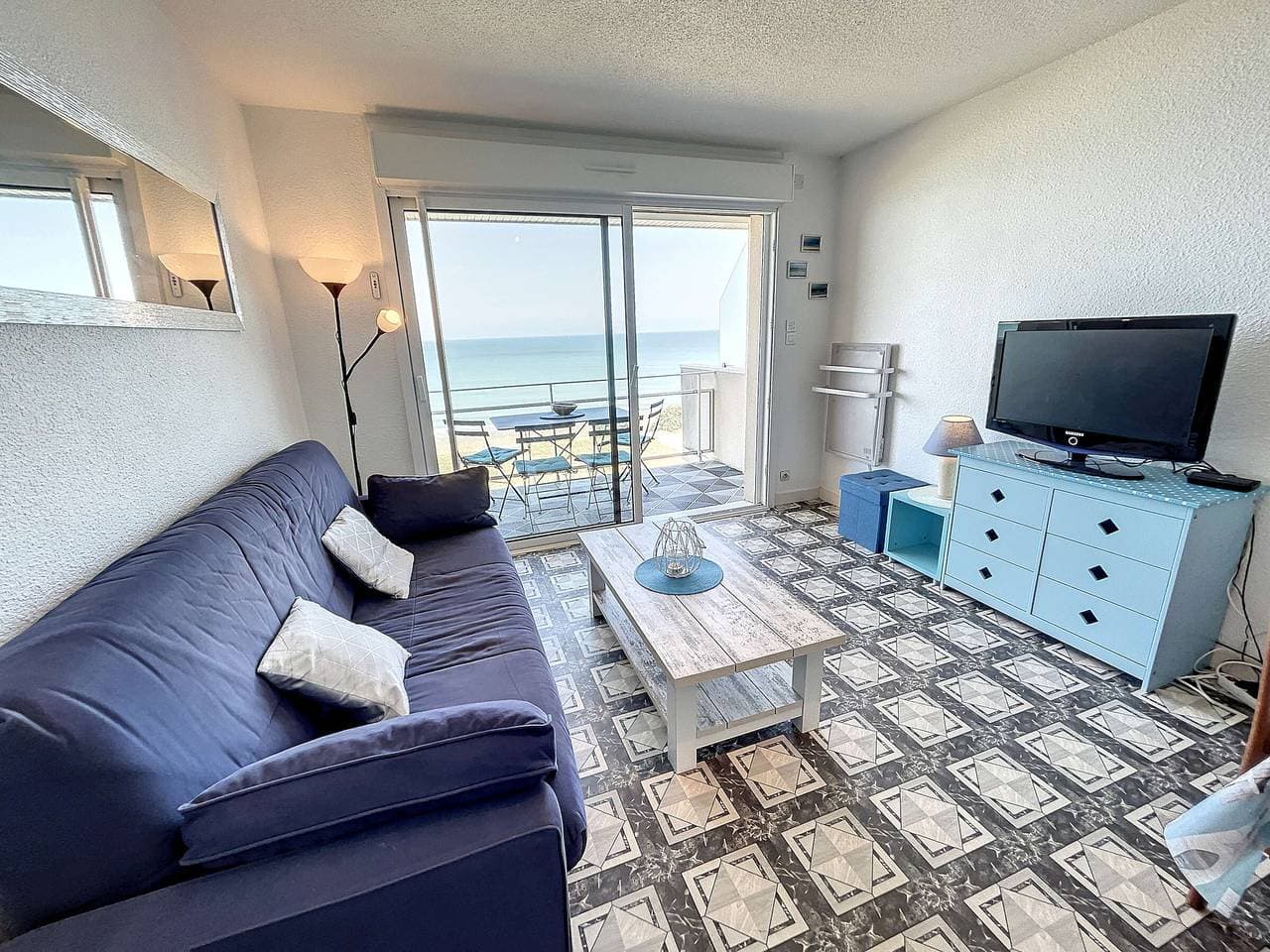 Apartment am Meer mit Balkon und privatem Parkplatz 1