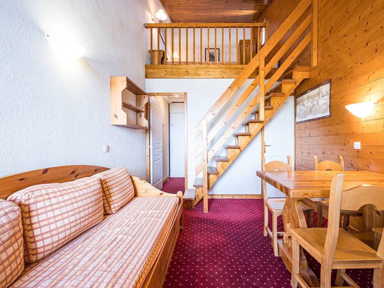 Charmante Wohnung für 4 Pers mit Mezzanine, nahe Pisten in Plagne Villages 1