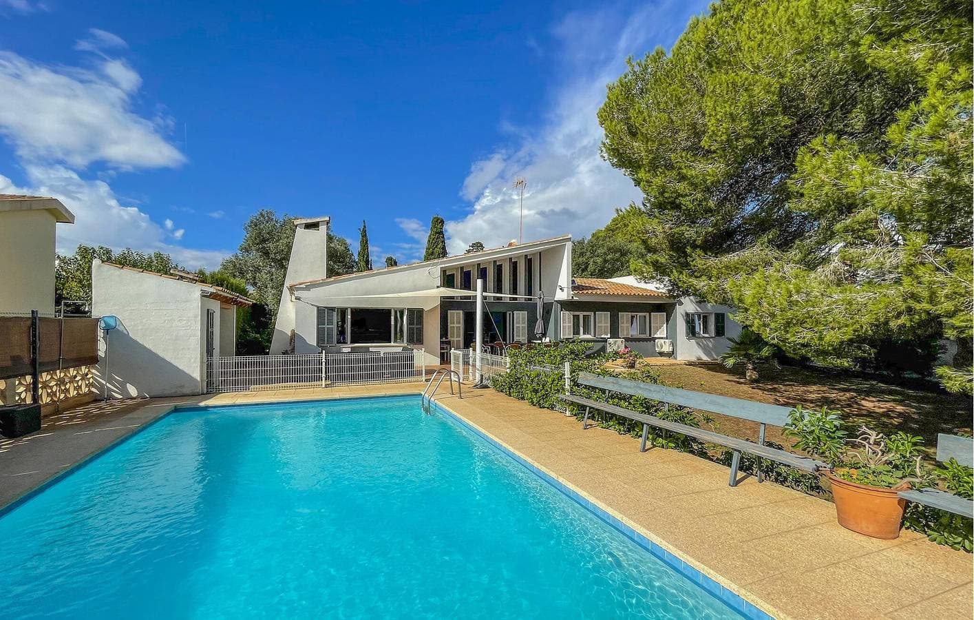 Luxus-Apartment mit Pool, AC & WiFi | in der Nähe von Cala Domingos Strand 1