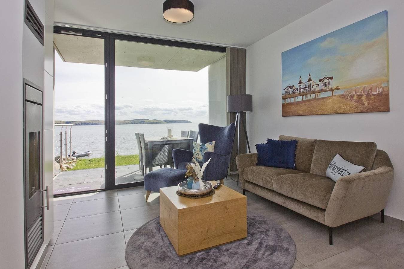Foto 5 von 24: Moderne Ferienwohnung in Wassernähe mit Meerblick - Ferienwohnung Heimathafen