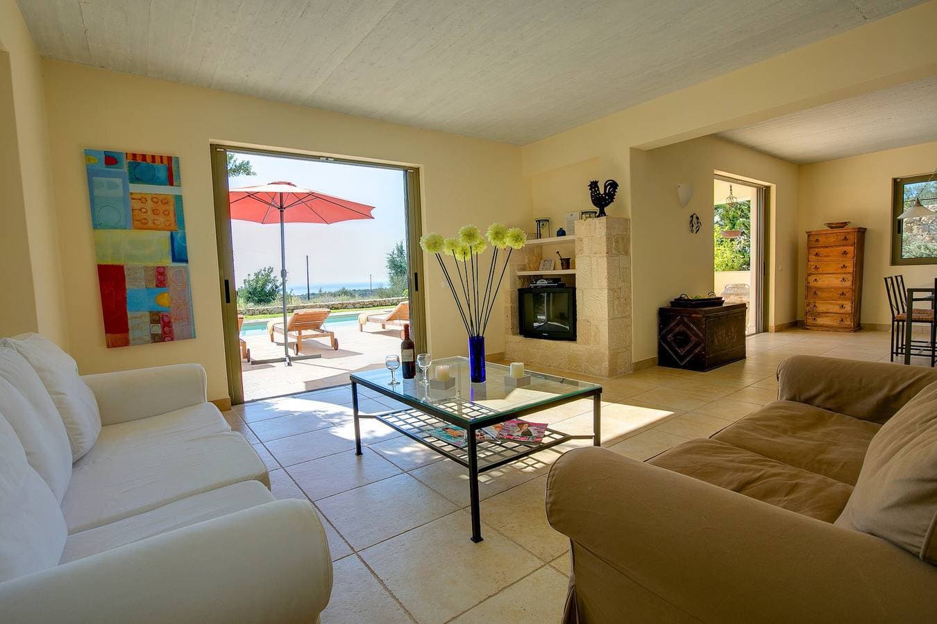 Foto 13 von 18: Villa 'Ippokampos Ideales Resort' mit Meerblick, WLAN und Klimaanlage