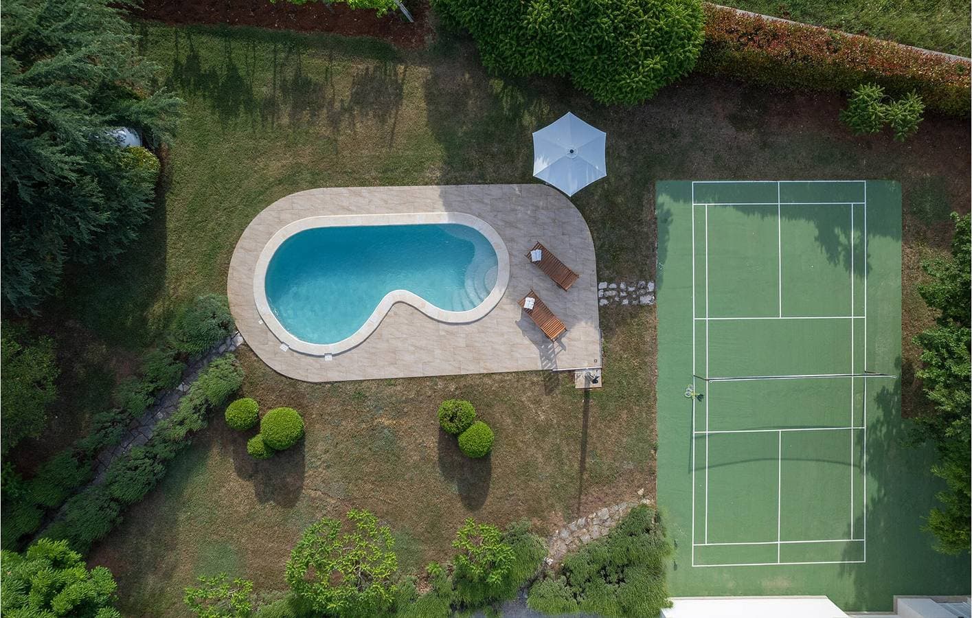 Foto 11 von 49: Gemütliche 250 m² große Ferienwohnung mit Pool und Terrasse in der Nähe von Svetvinčenat