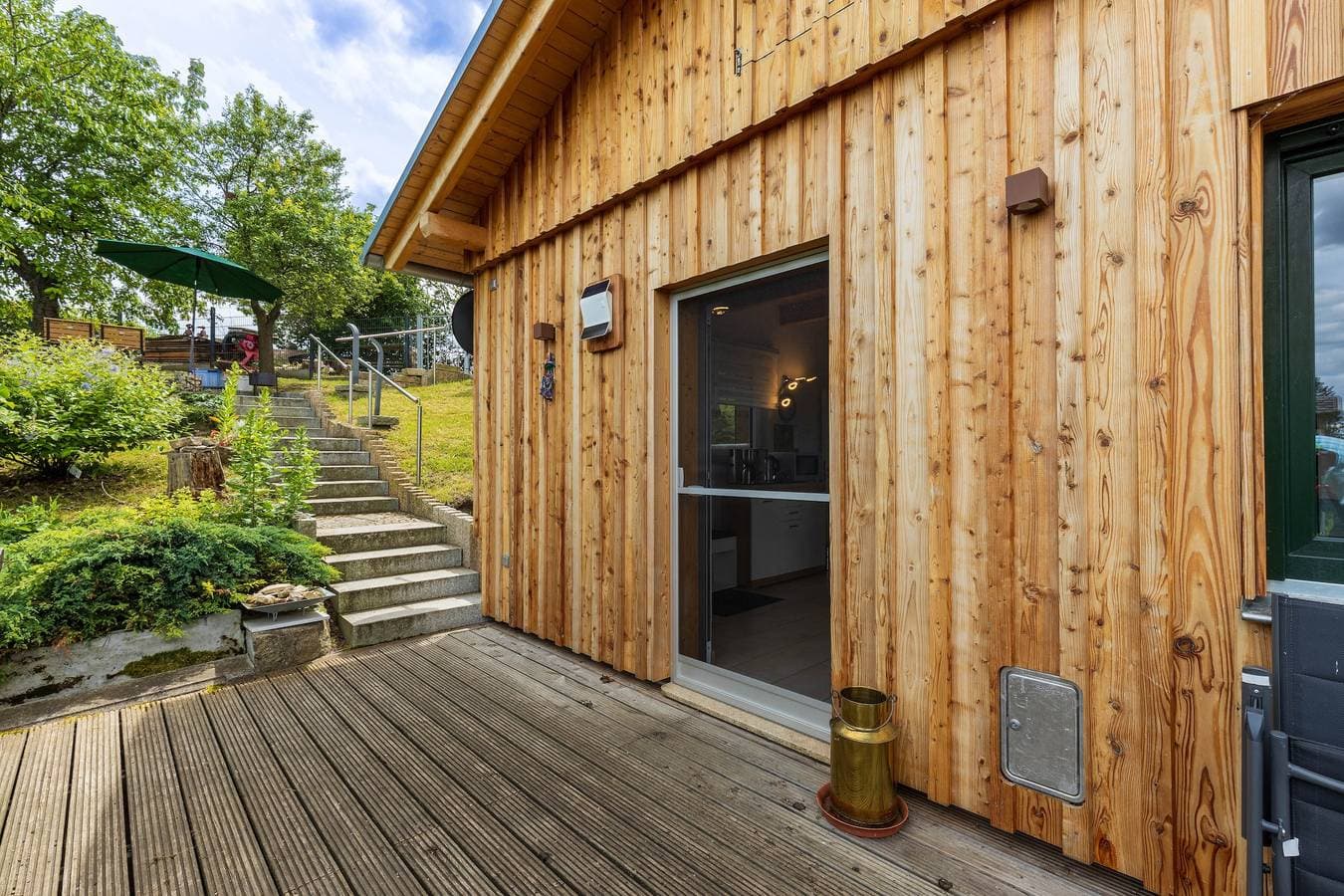 Foto 3 von 24: Ferienhaus 'Teufelsmauer-Blick' mit Bergblick, Gemeinschaftsterrasse und Wi-Fi
