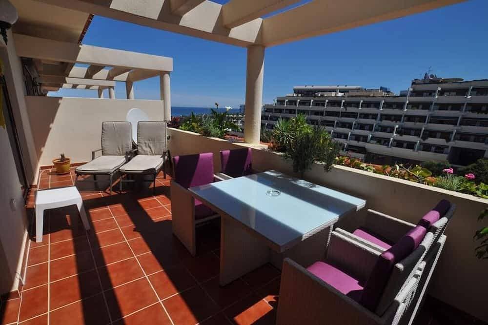 Last Minute Angebot -WLAN gratisTOP Terrassenwohnung am Strand beheizter Pool 1