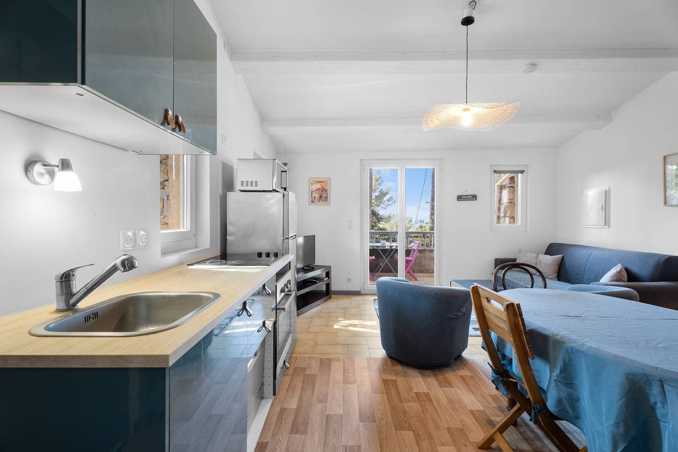 Foto 13 von 26: Ferienhaus „Gîte de Charme sous les Pins“ mit Meerblick, WLAN und Klimaanlage