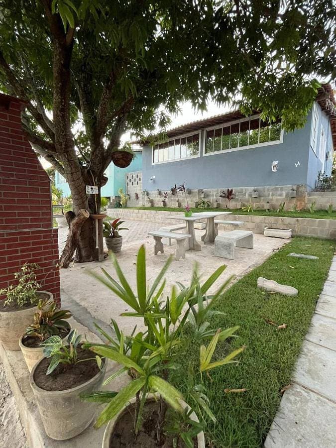 Casa Chalé mobiliado, com ar condicionado na praia de Jaguaribe em Ilha de Itamaracá, Piscina, Chalé, Churrasqueira e Lareira de chão com vista para o Mar 1