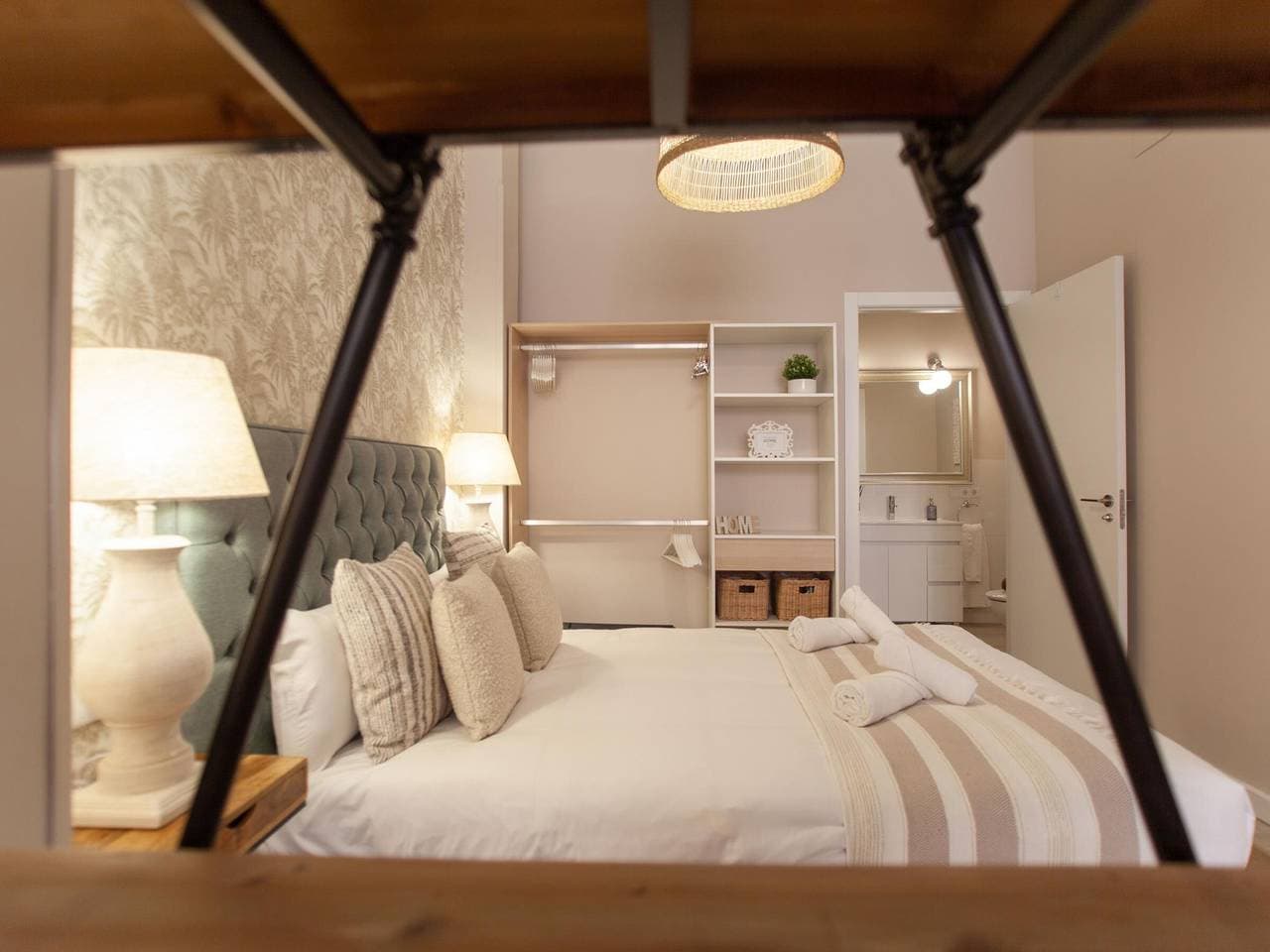 Foto 5 von 22: Stilvolles Loft 100 m vom Strand in Valencia mit WLAN und Klimaanlage