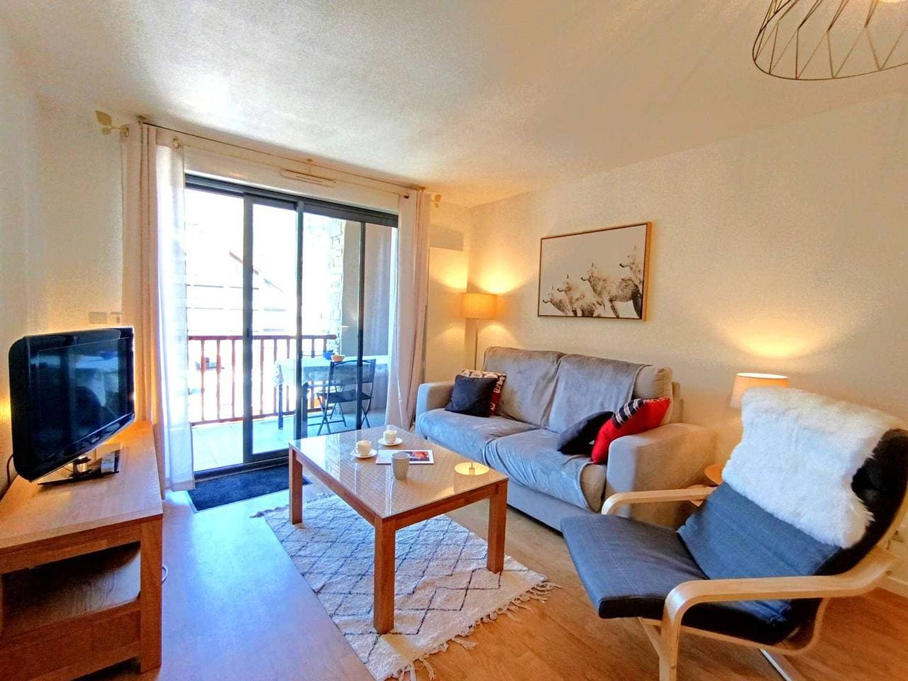 Foto 5 von 16: T2 Kabine für 4 Pers, Balkon, Parkplatz – Saint-Lary-Soulan
