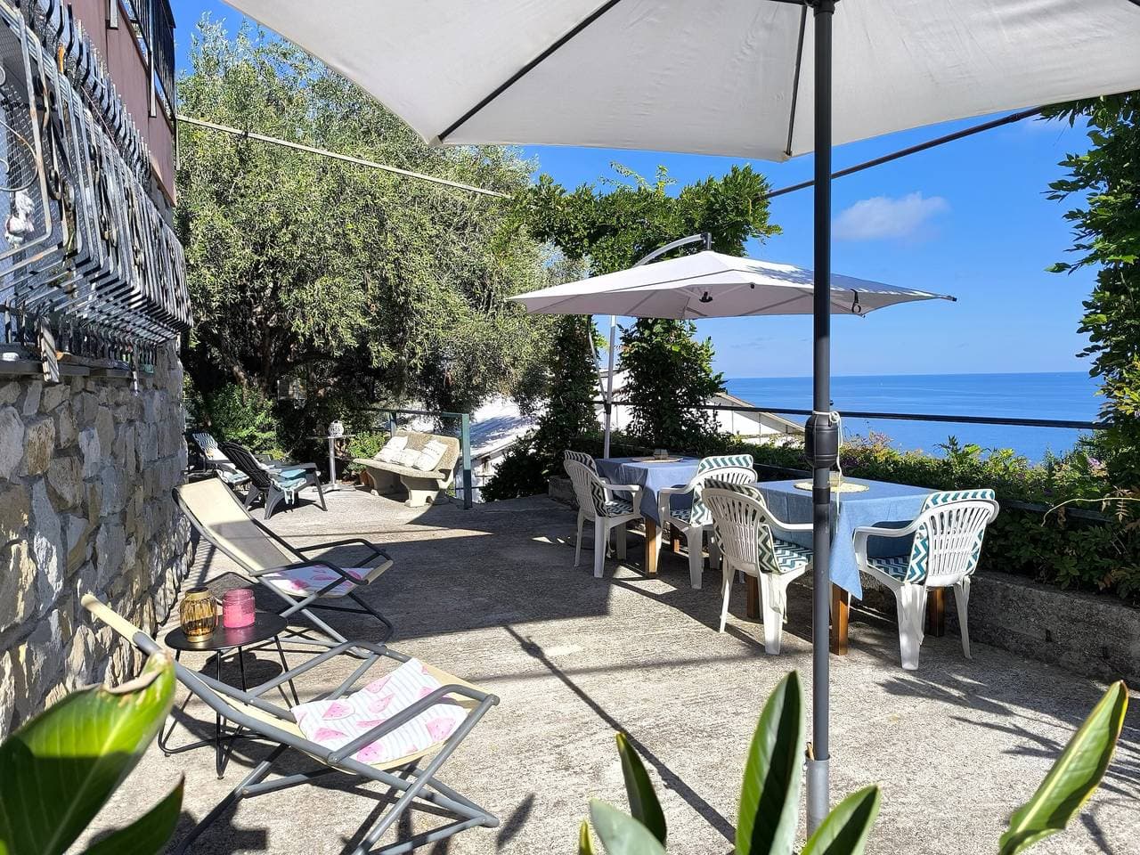 Foto 4 von 38: Ferienwohnung 'Gli Orti Sul Mare 1' mit Meerblick, Wi-Fi und Klimaanlage