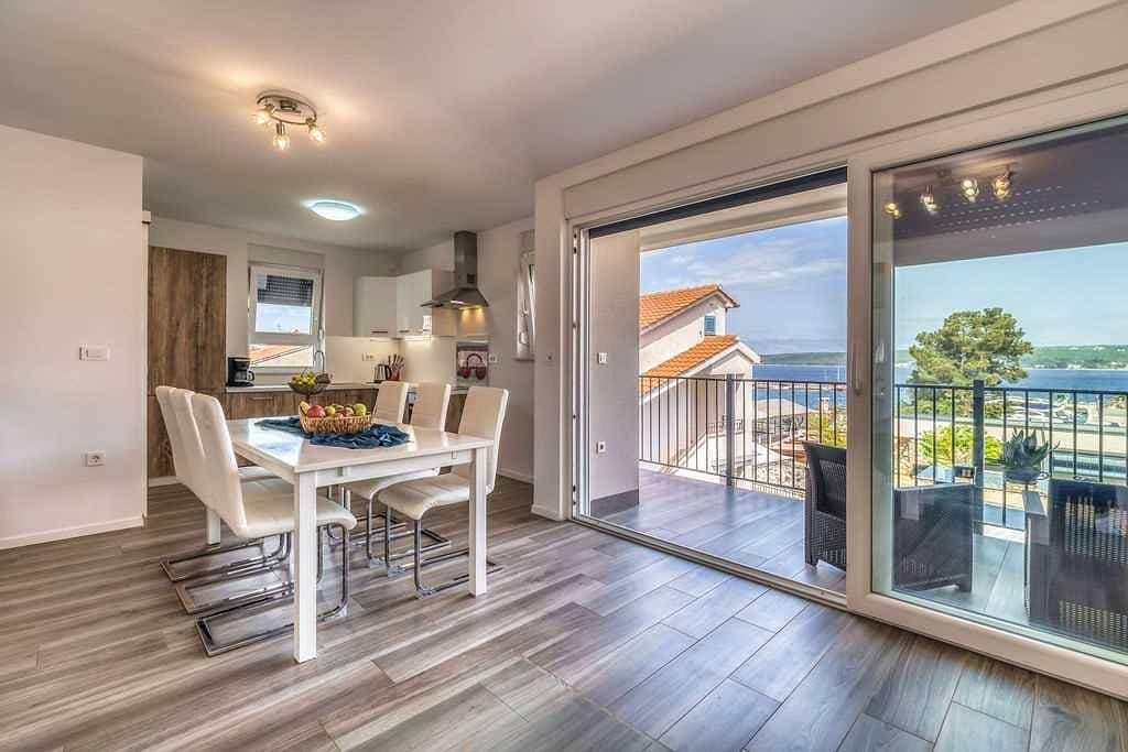 Foto 10 von 22: Ferienwohnung Doris 1 mit Meerblick
