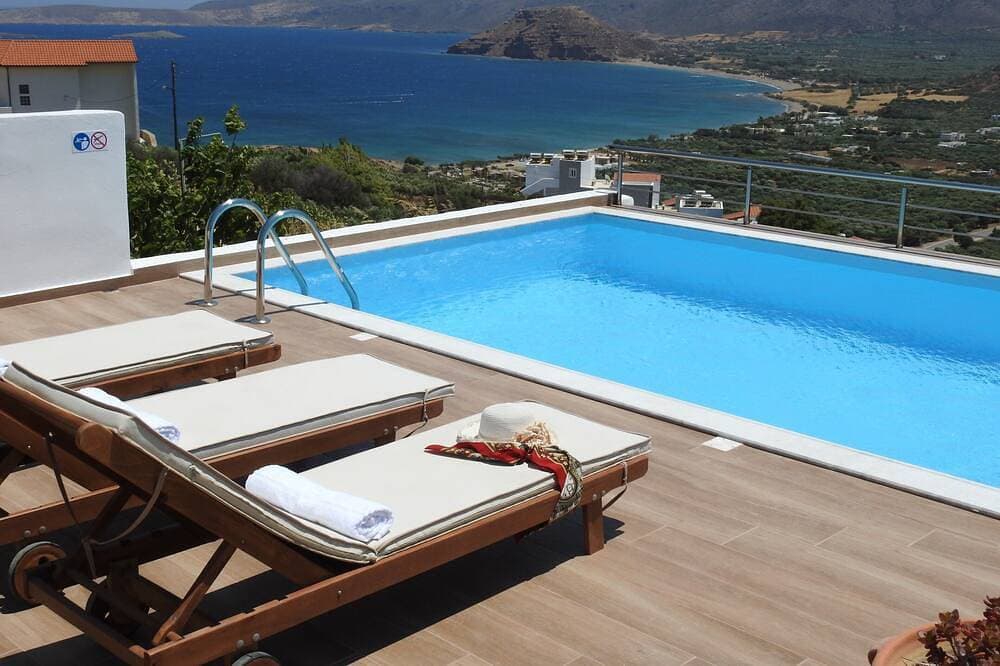 Foto 13 von 30: Villa 'Aiolos' – Swim Spa, Privat, mit Meerblick, WLAN und Klimaanlage