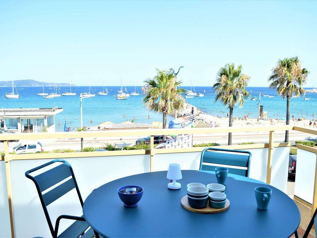 Klimatisierte 2-Zimmer-Wohnung mit Parkplatz in Cavalaire-sur-Mer 1