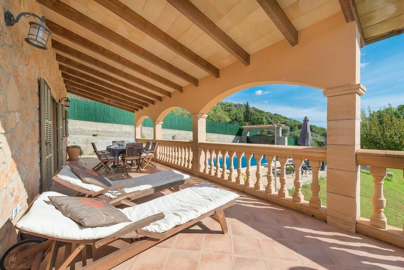 Foto 8 von 37: Solluna - Charmante Villa mit privatem Pool und schönem Blick auf das Dorf Son Servera, nur 3km vom Strand Cala Bona entfernt. WiFi gratis