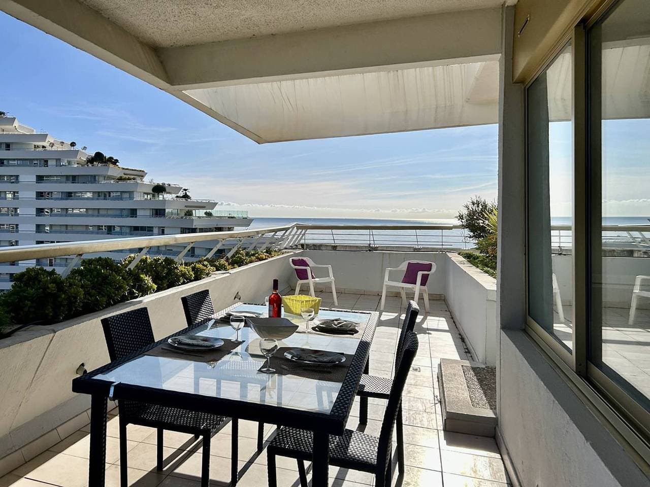 Foto 11 von 19: Wunderschöne 3-Zi.-Wohnung mit Terrasse und Parkplatz, 4 Schlafplätze, Villeneuve-Loubet Strand
