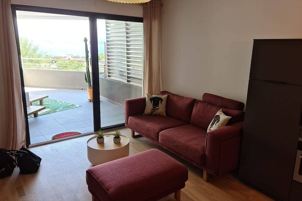 Foto 11 von 12: Prächtiges T2 Parahotelier mit 23m2 südlich ausgerichteter Terrasse und Meerblick
