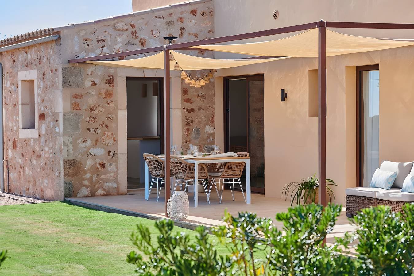 Foto 3 von 18: Landhaus 'Son Rossinyol Nou - Ses Figueretes' mit Bergblick, privatem Pool & WLAN