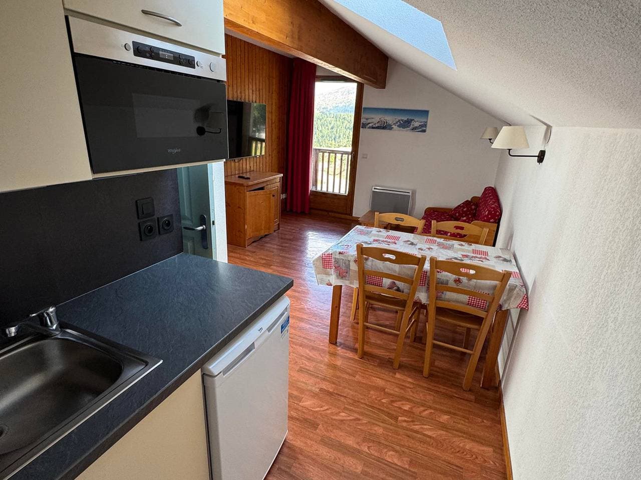 Foto 3 von 20: 2-Zimmer-Wohnung in Superdévoluy mit Balkon