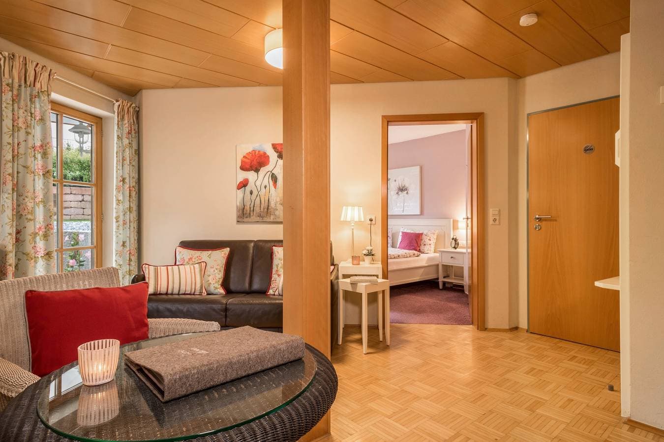 Foto 8 von 33: Gemütliche Ferienwohnung 8 auf dem "Trostelhof" mit Privatterrasse