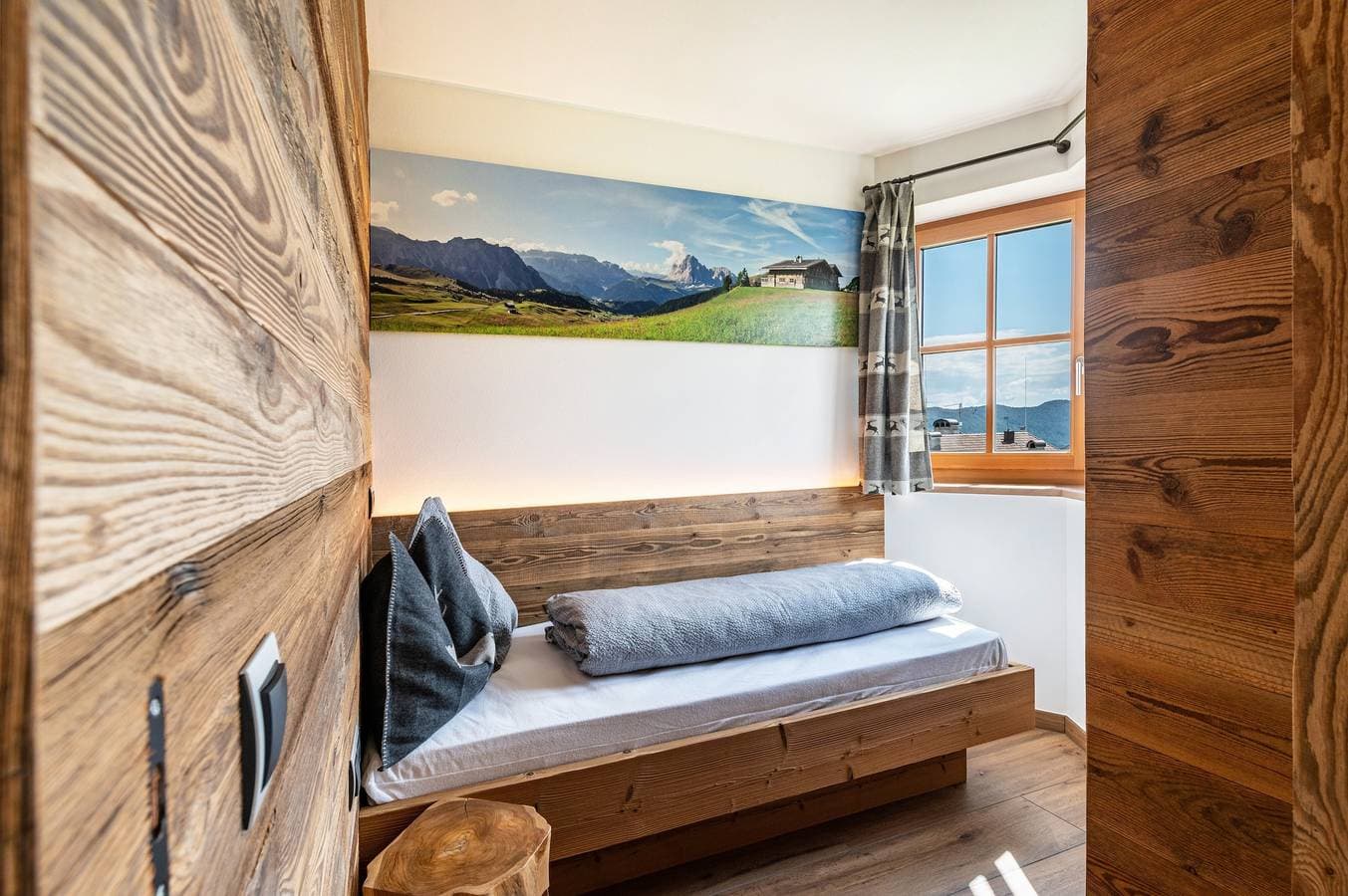 Foto 10 von 30: Ferienwohnung 'Rodererhof Lajen Apt Raschötz' mit Bergblick, Balkon und WLAN