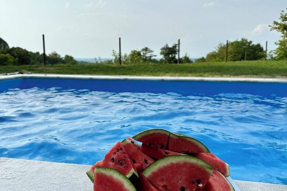 Ferienhaus mit Pool und Sauna für ruhesuchende Familien. Haustierfreundlich! 1
