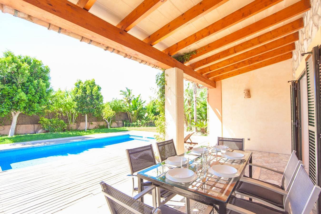 Foto 6 von 32: Correfoc - Ferienhaus mit privaten Pool in Crestatx (Sa Pobla). WiFi gratis