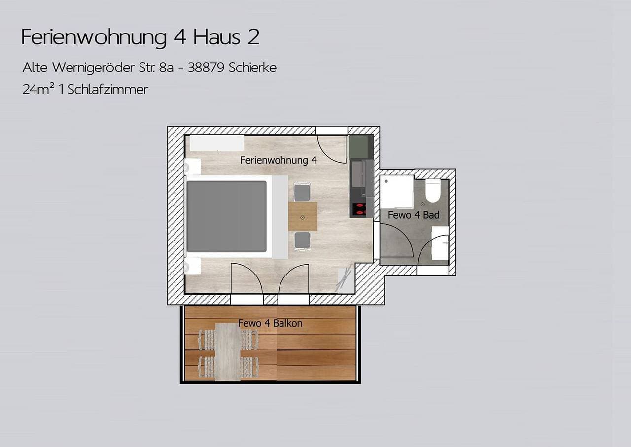 Foto 5 von 8: Haus 2 Ferienwohnung 4