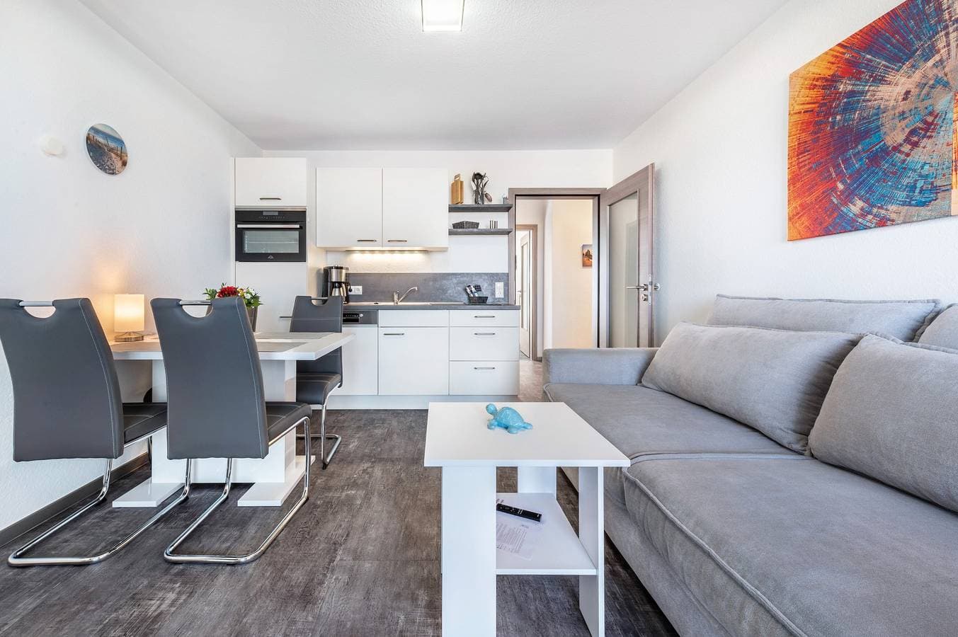 Foto 5 von 28: Ferienwohnung 'Hochparterre' mit Meerblick, Balkon und Wi-Fi