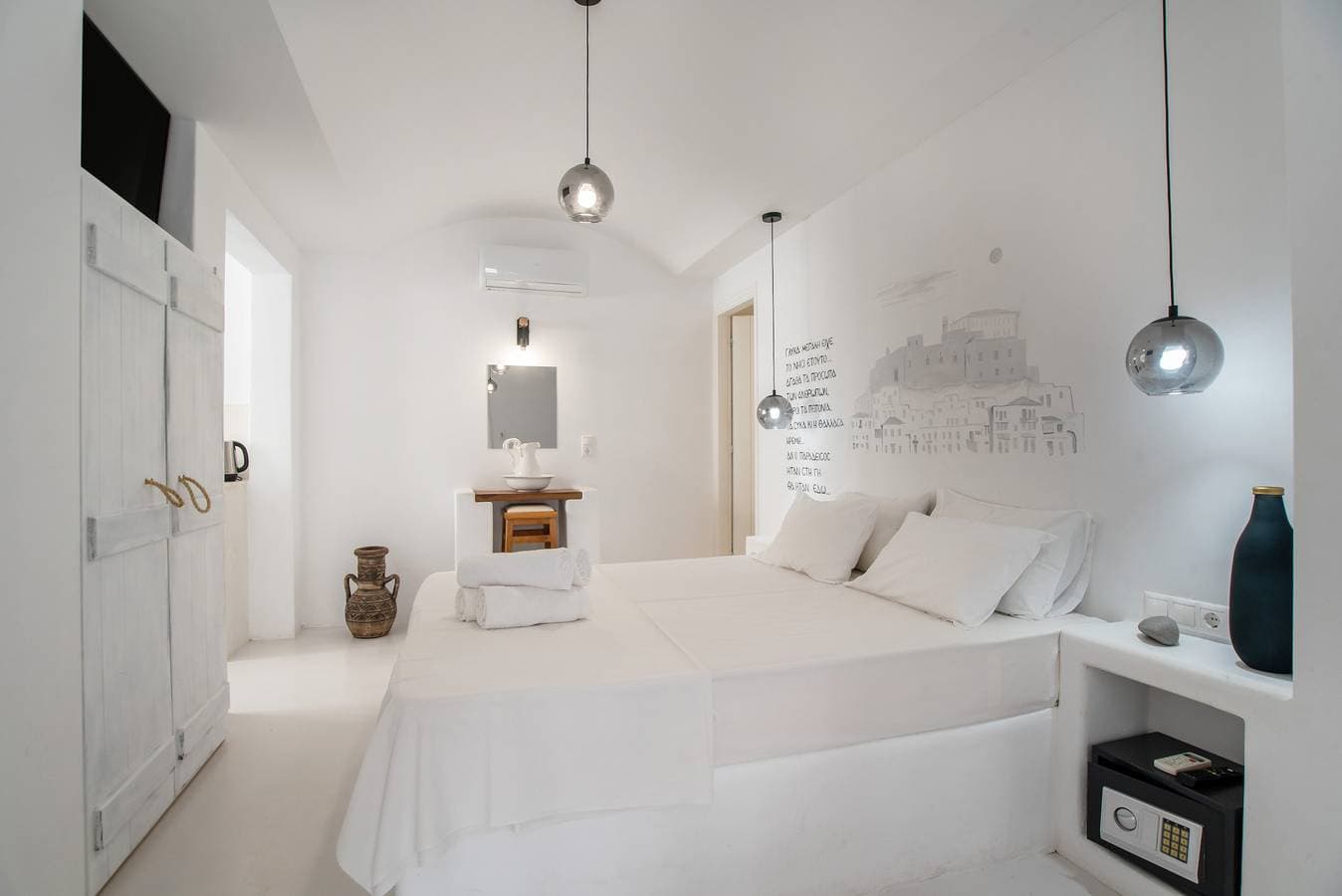 Foto 5 von 20: Einzimmerapartment 'Helmos Cozy' mit WLAN und Klimaanlage