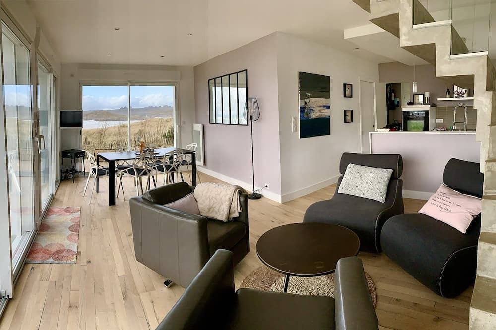Foto 13 von 30: La Perle des Oyats - Panoramablick auf das Meer - Haus auf der Düne
