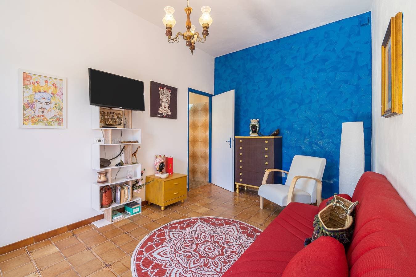 Foto 3 von 28: Apartment 'Villa Dünya Ospitalità Siciliana' mit privatem Pool, Terrasse und Klimaanlage