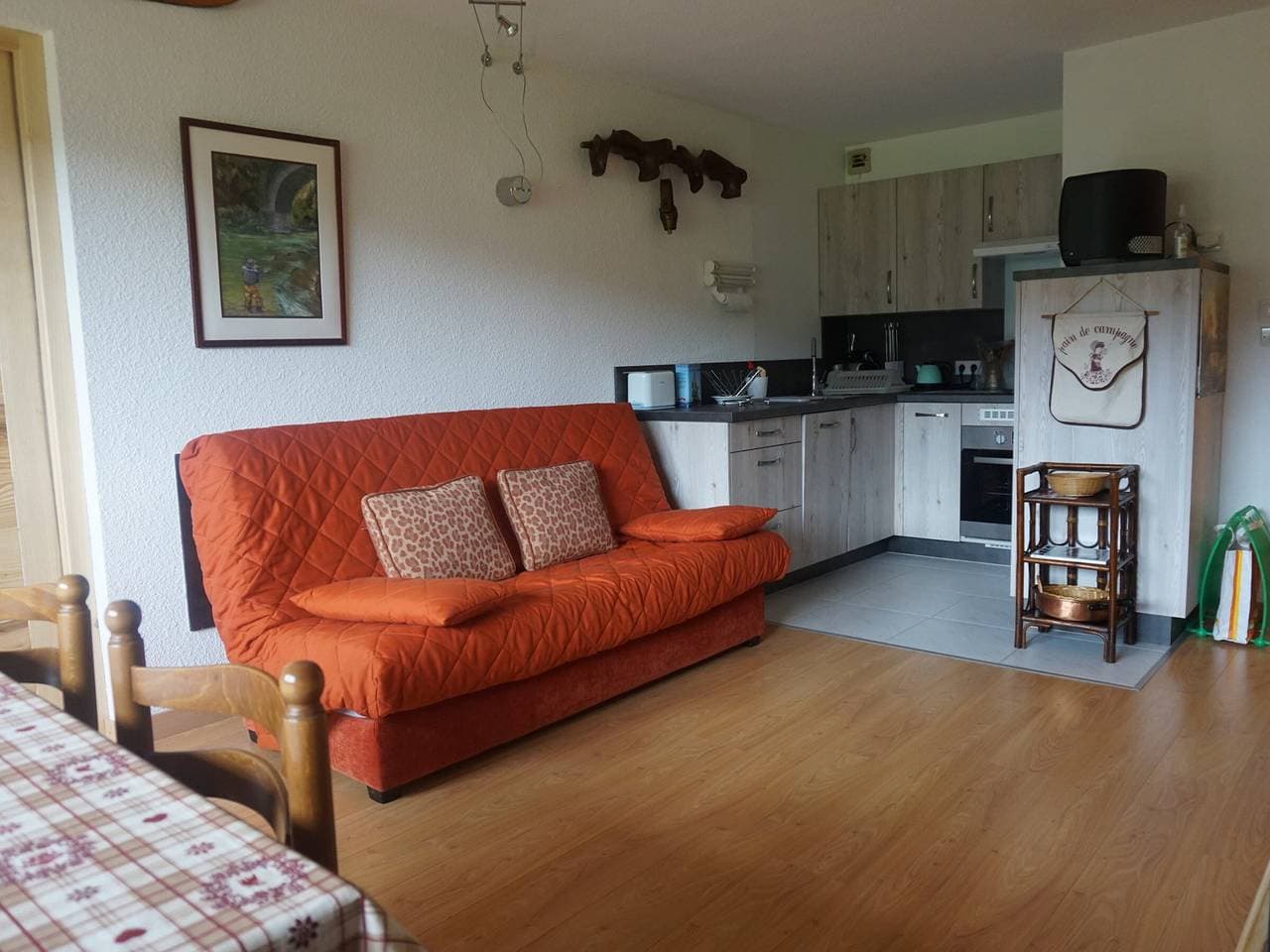 Foto 2 von 12: Renovierte Wohnung mit Balkon, Parkplatz und WLAN, nahe den Pisten - Méaudre