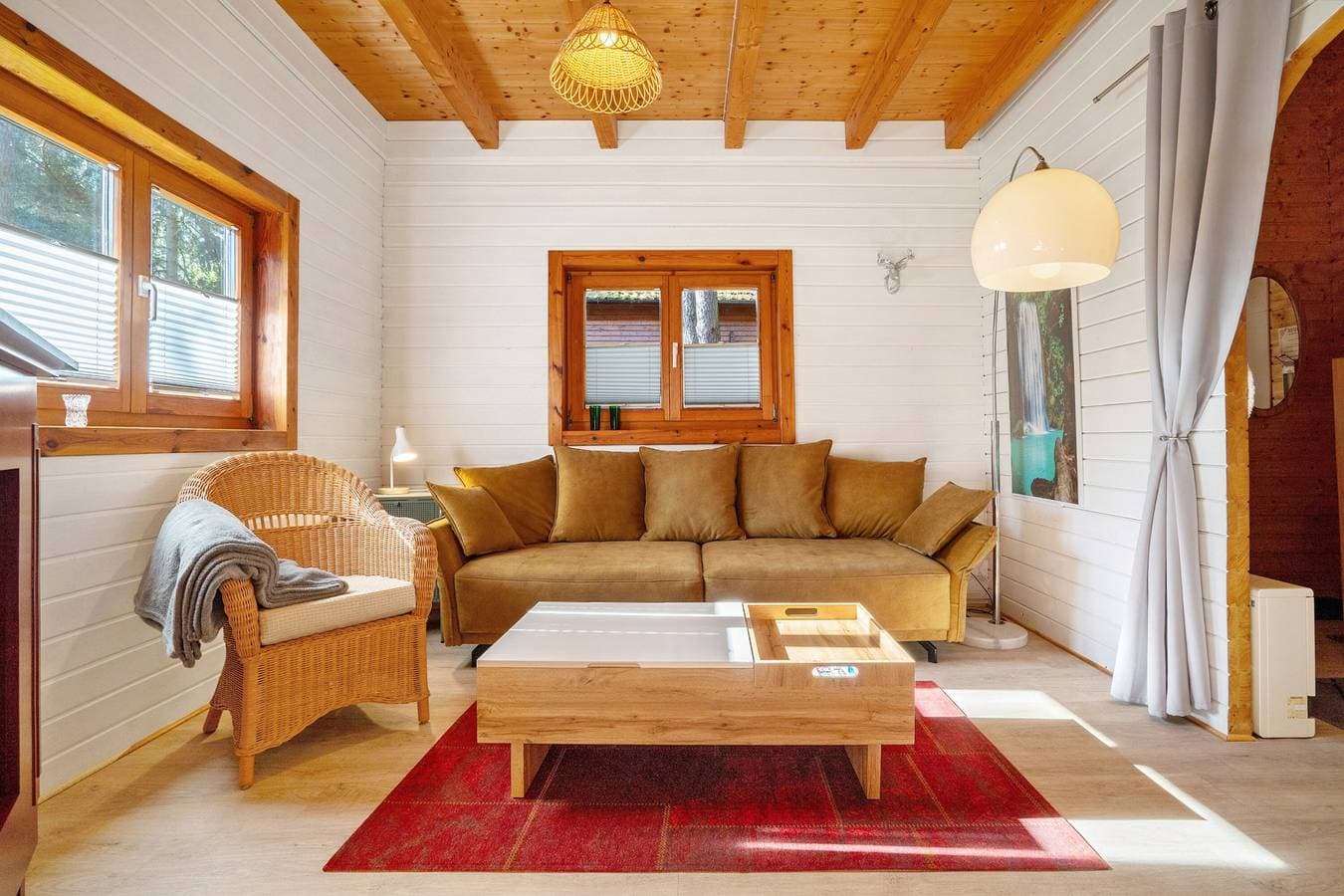Foto 4 von 28: Ferienhaus 'Reiher' mit gemeinsamer Terrasse, Gemeinschaftsgarten und WLAN