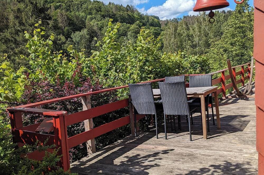 Ferienhaus mit Außensauna im Thüringer Wald 1