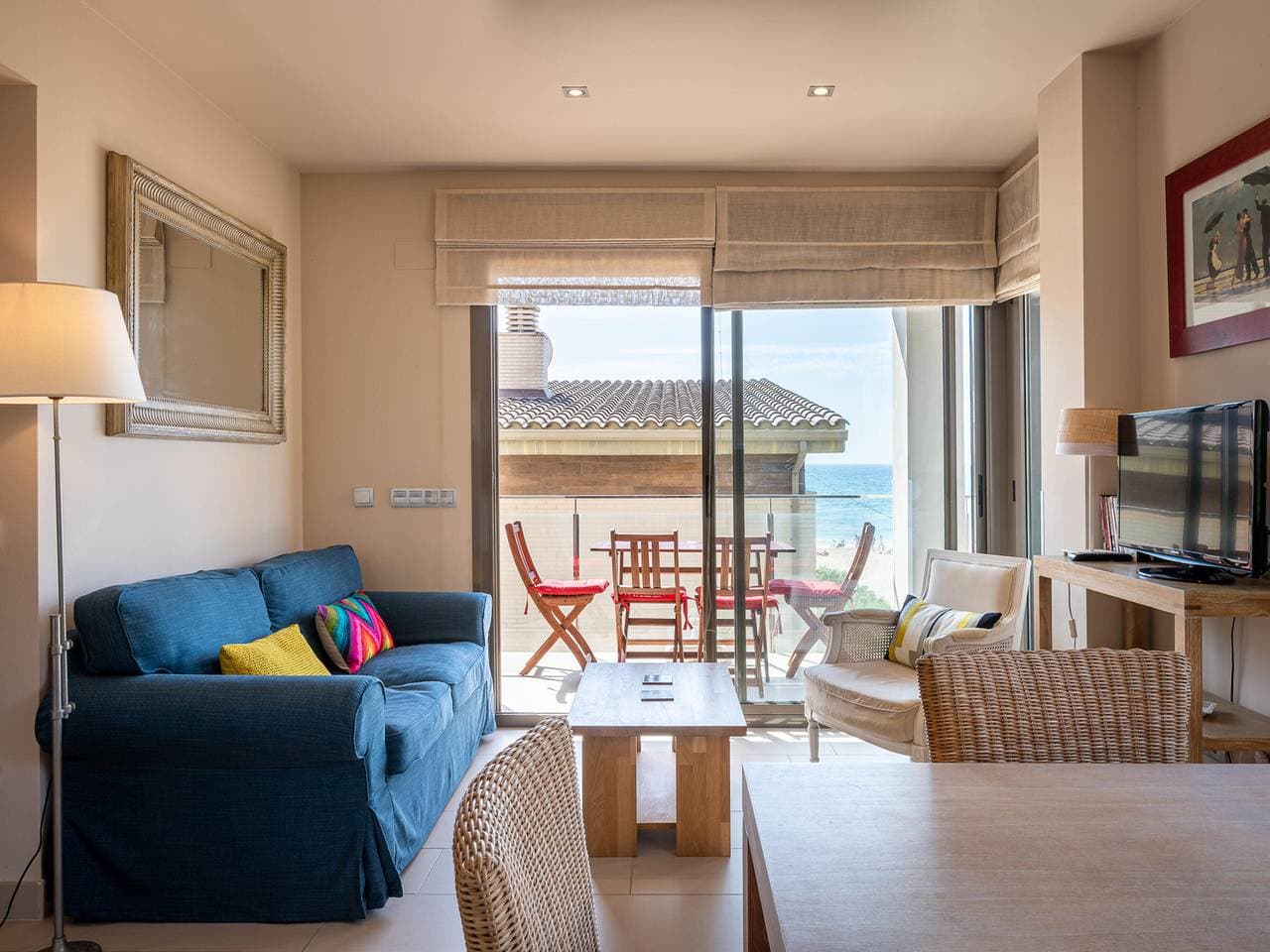 Foto 7 von 29: Gemütliche Wohnung mit Meerblick und Klimaanlage in Torredembarra
