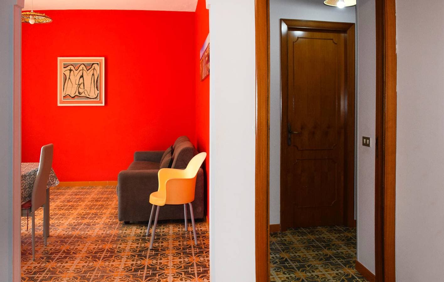 Foto 9 von 16: Gemütliche Ferienwohnung mit Meerblick und Terrasse in der Nähe des Strandes von Sampieri