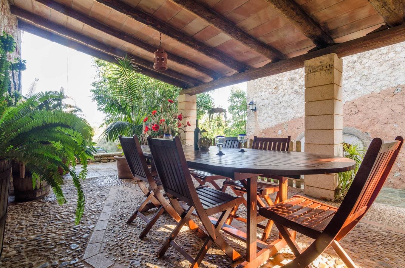 Foto 12 von 45: Cas Conco - Ferienhaus mit privaten Pool in S'Horta. WiFi gratis