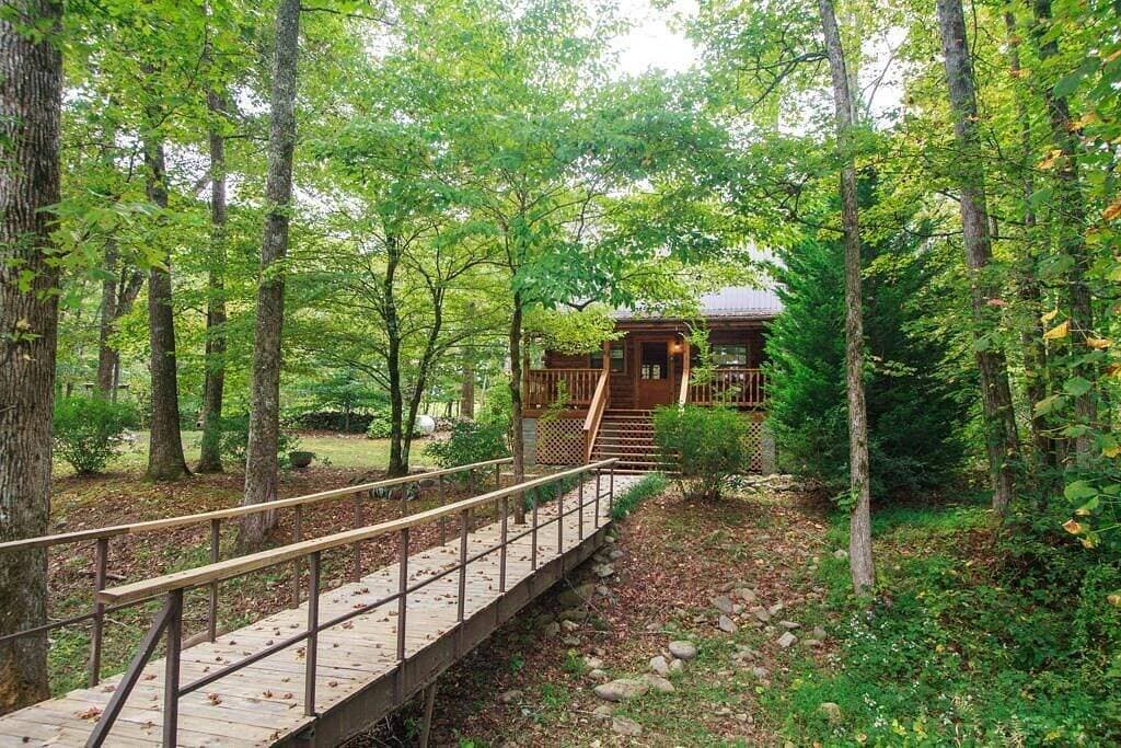 Foto 5 von 9: Private Log Cabin - Nächster Trout Stream - Fischen Auf Eigentum