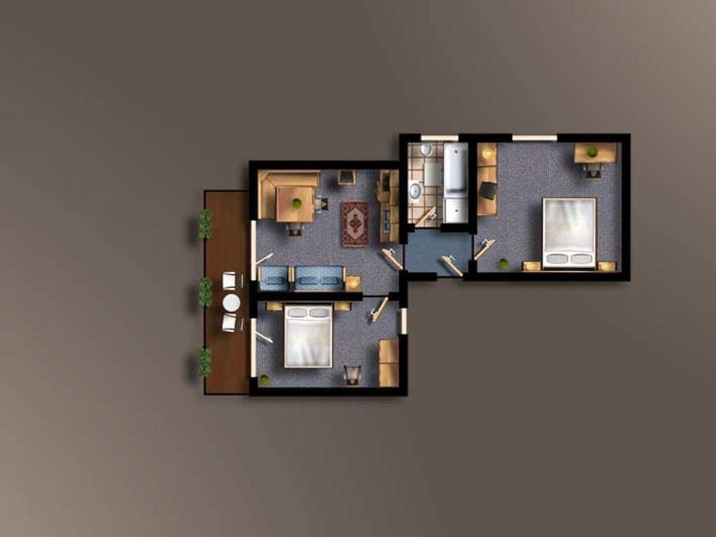 Foto 13 von 15: Ferienwohnung mit 1 Schlafzimmer