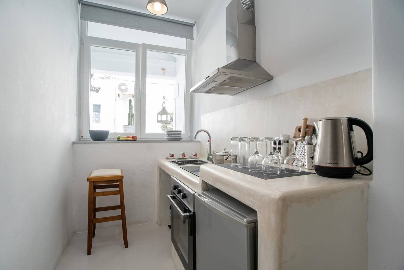 Foto 13 von 20: Einzimmerapartment 'Helmos Cozy' mit WLAN und Klimaanlage